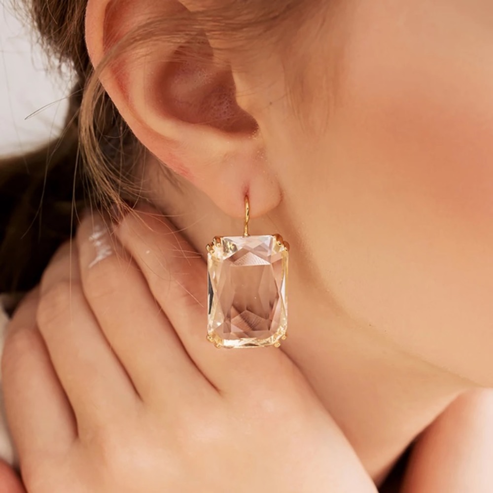 🌟 Fashion Square Drop Earrings